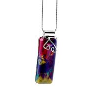 Sterling Silver Resin Pendant